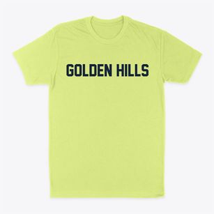 Golden Hills California Classic Block Classic Dad T-Shirt