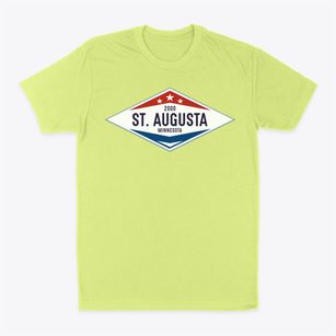 St. Augusta Minnesota Diamond Star Classic Dad T-Shirt