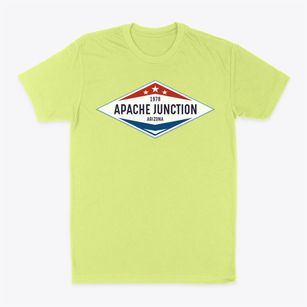 Apache Junction Arizona Diamond Star Classic Dad T-Shirt