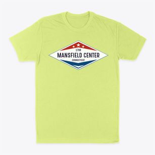 Mansfield Center Connecticut Diamond Star Classic Dad T-Shirt
