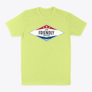 Friendly Maryland Diamond Star Classic Dad T-Shirt