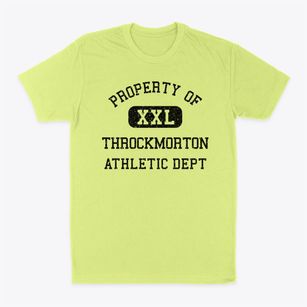 Throckmorton Texas Athletic Dept Classic Dad T-Shirt