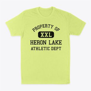 Heron Lake Minnesota Athletic Dept Classic Dad T-Shirt