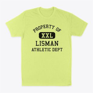 Lisman Alabama Athletic Dept Classic Dad T-Shirt