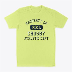 Crosby Texas Athletic Dept Classic Dad T-Shirt