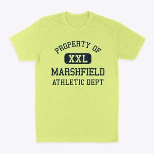 Marshfield Massachusetts Athletic Dept Classic Dad T-Shirt