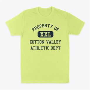 Cotton Valley Louisiana Athletic Dept Classic Dad T-Shirt
