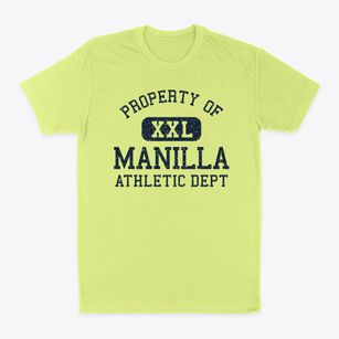 Manilla Indiana Athletic Dept Classic Dad T-Shirt