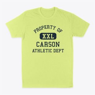 Carson California Athletic Dept Classic Dad T-Shirt