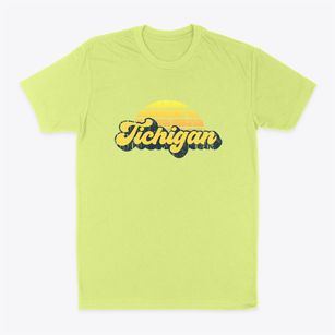Tichigan Wisconsin Sublime Sunset Classic Dad T-Shirt