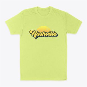 Nashville Georgia Sublime Sunset Classic Dad T-Shirt