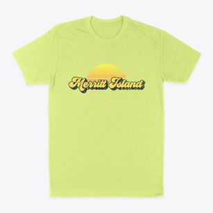 Merritt Island Florida Sublime Sunset Classic Dad T-Shirt