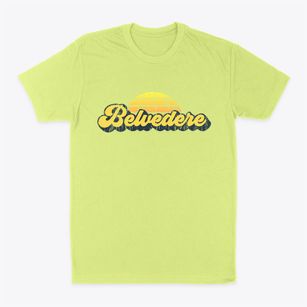 Belvedere California Sublime Sunset Classic Dad T-Shirt
