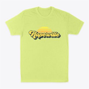 Naperville Illinois Sublime Sunset Classic Dad T-Shirt