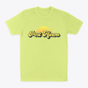 Port Huron Michigan Sublime Sunset Classic Dad T-Shirt