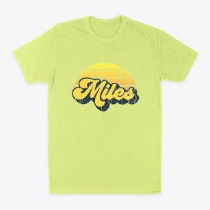Miles Texas Sublime Sunset Classic Dad T-Shirt