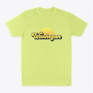 Waukegan Illinois Sublime Sunset Classic Dad T-Shirt