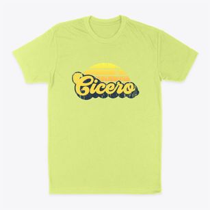 Cicero Illinois Sublime Sunset Classic Dad T-Shirt
