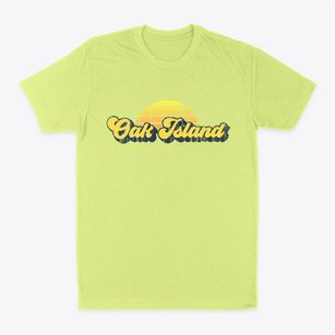 Oak Island North Carolina Sublime Sunset Classic Dad T-Shirt
