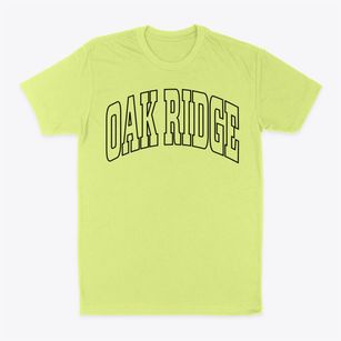 Oak Ridge North Carolina Trendy Block Classic Dad T-Shirt