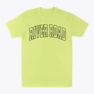 River Road North Carolina Trendy Block Classic Dad T-Shirt