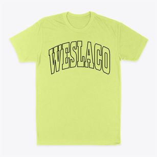 Weslaco Texas Trendy Block Classic Dad T-Shirt