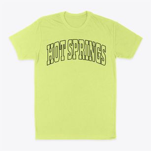 Hot Springs Arkansas Trendy Block Classic Dad T-Shirt