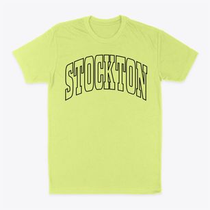 Stockton Illinois Trendy Block Classic Dad T-Shirt