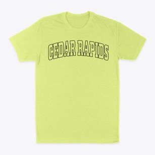 Cedar Rapids Iowa Trendy Block Classic Dad T-Shirt