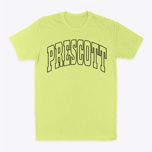 Prescott Michigan Trendy Block Classic Dad T-Shirt
