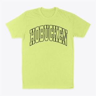 Hobucken North Carolina Trendy Block Classic Dad T-Shirt
