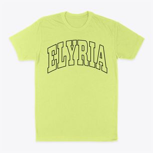 Elyria Nebraska Trendy Block Classic Dad T-Shirt