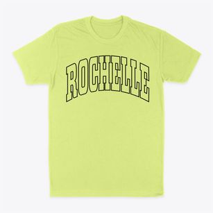 Rochelle Illinois Trendy Block Classic Dad T-Shirt