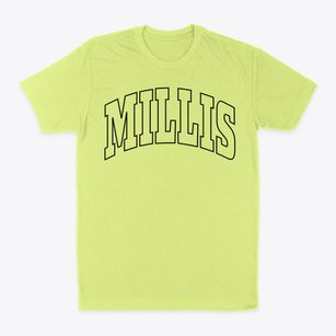 Millis Massachusetts Trendy Block Classic Dad T-Shirt
