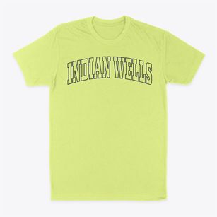 Indian Wells California Trendy Block Classic Dad T-Shirt
