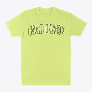Carrollton Missouri Trendy Block Classic Dad T-Shirt