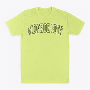 Monroe City Missouri Trendy Block Classic Dad T-Shirt