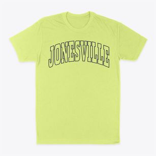 Jonesville Louisiana Trendy Block Classic Dad T-Shirt
