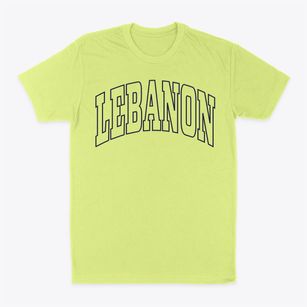Lebanon New York Trendy Block Classic Dad T-Shirt