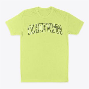 Tahoe Vista California Trendy Block Classic Dad T-Shirt