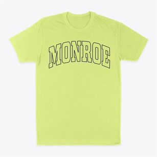 Monroe Ohio Trendy Block Classic Dad T-Shirt
