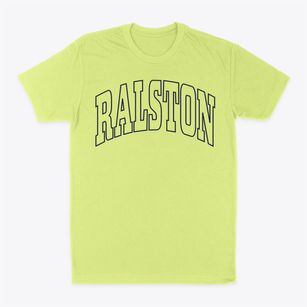 Ralston Nebraska Trendy Block Classic Dad T-Shirt