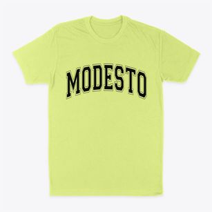 Modesto California Varsity Classic Dad T-Shirt