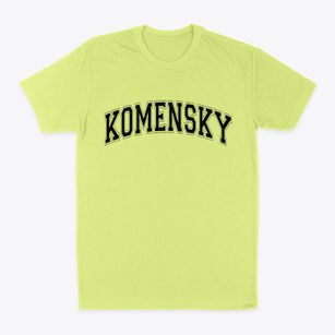 Komensky Wisconsin Varsity Classic Dad T-Shirt