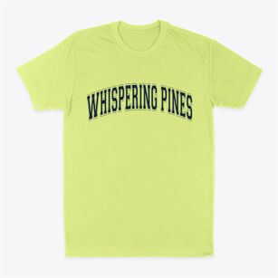 Whispering Pines North Carolina Varsity Classic Dad T-Shirt