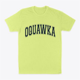 Oquawka Illinois Varsity Classic Dad T-Shirt