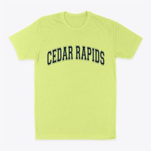 Cedar Rapids Iowa Varsity Classic Dad T-Shirt