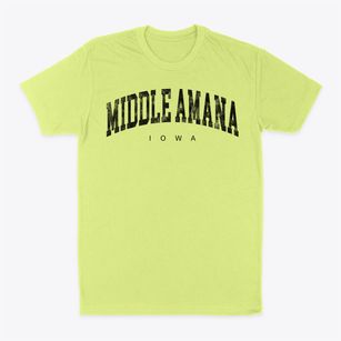 Middle Amana Iowa Urban Vibe Classic Dad T-Shirt