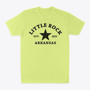 Little Rock Arkansas Star Classic Dad T-Shirt