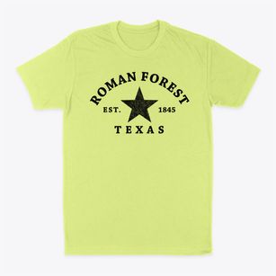 Roman Forest Texas Star Classic Dad T-Shirt